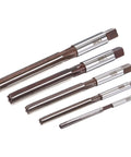 Pro Grade Hand Reamer Set For Metalworking 4mm 6mm 8mm 10mm 12mm H8 Accuracy Alloy Tool Steel 6 Flutes Straight Shank Reamers For Finishing Cylinders General Purpose 5 Pieces uxcell displayed in size order