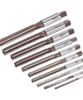 Hand Reamers Set H8 Accuracy Alloy Tool Steel 6 Flutes Straight Shank Milling Cutter Tool 10pcs visible in various sizes