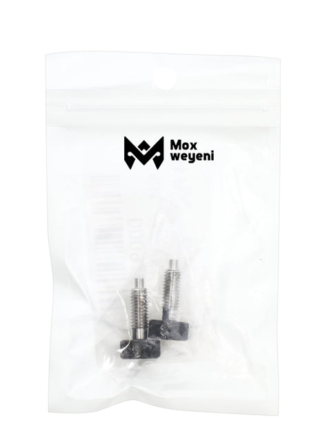 Hand Retractable Spring Plunger With Knurled Handle M6 Quick Release Pins packaged in clear bag