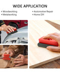 Hand Sanding Blocks Set For Auto Body And Woodworking 25 Pcs Grit 120 To 3000 used in auto repair, woodworking, and DIY projects.