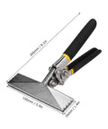 Hand Seamer and Sheet Metal Bender Tool With Non Slip Grip Handle, Adjustable Clamping Depth For Precise Bends And Seams