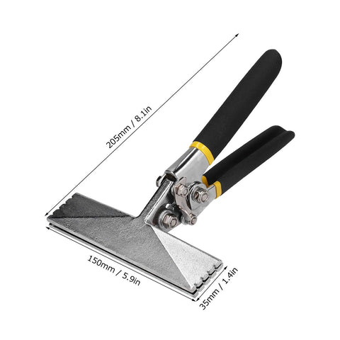 Hand Seamer and Sheet Metal Bender Tool With Non Slip Grip Handle, Adjustable Clamping Depth For Precise Bends And Seams