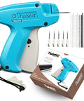 Stitch Gun For Clothes Quick Fix Tool Not A Sewing Machine Handheld Tag Gun For Easy Clothing Repairs With 5mm Needle Includes 6 Replacement Needles and 2000 Fasteners Blue