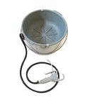 Top view of Portable Handheld Oiler Bucket For Pipe Threading With Non Automatic Oil Pipe Threader Oil Gun Lubricator Plastic Drum
