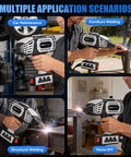 Portable 110V Handheld IGBT Inverter Welder for Home DIY Projects with 5 Adjustable Current Settings used in various scenarios