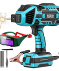 Portable 110V 120A Welder Go-To For Home DIY And Auto Repair Handheld Welding Machine With Goggles And Chipping Hammer