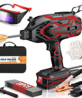 Upgraded Handheld Welder With LED Display, Auto Darkening Glasses, and 20 Rods, Lightweight 3.8Lb for DIY Welding