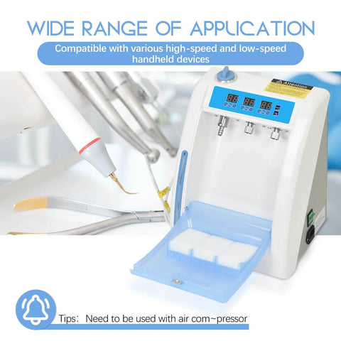 Automatic Handpiece Oil Lubrication System That Keeps Your Tools Running Smooth And Lasting Longer For High Speed And Low Speed Handpieces Sandblasters Sprayers And More Works With Air Compressors For Easy Maintenance display