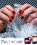 Hands popping USA Made 4 Large Rolls Bubble Wrap 700 Feet 3 16 Inch Small Bubbles Perforated Every 12 Inches Packing Wrap