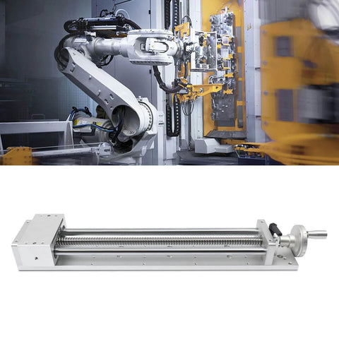 XYZ Axis Ball Screw Sliding Table 200mm Cross Slide SFU1605 Manual Sliding Table CNC Slide Strokes 200mm, aluminum