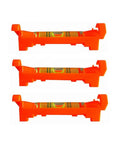 Three Seven Piece Hanging Bubble Line Level Set For Building Trades And Surveying Durable ABS Plastic Three Inch Length With Moulded Hooks