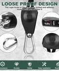 Loose proof design of heavy duty hanging kit for crawl space and basement dehumidifiers with anti vibration frame to reduce noise.