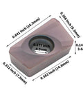 Hard alloy APMT1604 blade dimensions for Face Milling Cutter Holder 90 Degree Tooling on Milling Machines