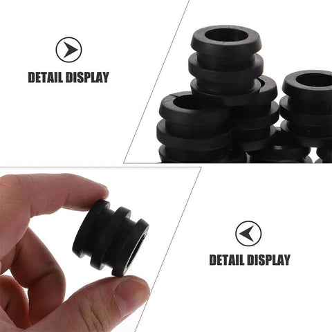 Hard Rubber Foosball Bumpers Set 15 Pack Pro Grade Replacement Bushings And Rod Bearings For Foosball Tables detail view