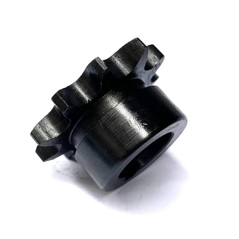 Hardened 10 Tooth Roller Chain Sprocket For 1/2 Inch Pitch B Type With 3/4 Inch Bore 0.187 Inch Keyway And Dual Setscrews At 90 Degrees
