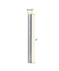 Hardened Steel Dowel Pins Three Eighths Inch Heat Treated And Precisely Shaped For Accurate Alignment Pro Grade 4 Inch Length