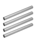 Four 3/8-inch hardened steel dowel pins for accurate alignment and assembly, perfect for hinges, joints, and machine components.