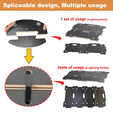 Spliceable Furniture Moving Dolly With 550 Lbs Capacity 2 Packs Four Wheels Heavy Duty Connectable Design multiple use options