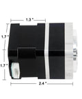 Harmonic Gear Drive Reducer with NEMA 17 Stepper Motor 1.4A, 2 Arcmin Precision, 30:1 Ratio Rotary Reducer dimensions