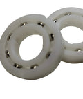 Bearing Replacement Kit For Hayward Navigator Automatic Pool Cleaner By Swimables, 2-pack white AXV055P bearings with stainless steel balls