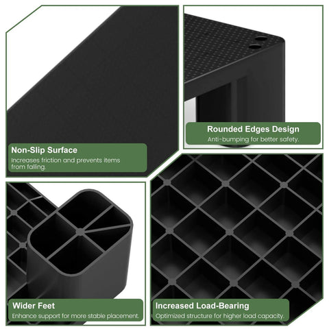 Industrial Grade Plastic Pallets HDPE Lightweight Waterproof Stackable For Indoor And Outdoor Use In Warehouses And Supermarkets