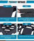 Close-up of Six Pack Lightweight Plastic Pallets 23.6 X 11.8 X 1.18 Inches Moisture Proof Waterproof Floor Pallets with grid ventilation.