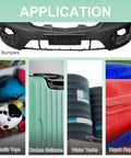 Different applications for Orange HDPE Plastic Welding Rods And Flat Ribbon Strips 10 pcs heavy duty for various repairs.