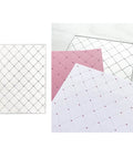 Heart Hole Rectangular Metal Die Cuts For DIY Scrapbooking And Card Making, Rhombus Hole Background Cutting Dies Stencils, crafting setup