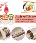 Heart Shaped Sushi Roller For DIY Sushi Making Kit By Thanice with images of sushi rolls and bazooka mold details