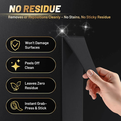 Pro Plus Heat Resistant Heavy Duty Foam Tape Double Sided Mounting Tape displayed being peeled off surface