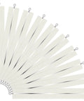 10 Pack Heat Sealer Replacement Strips For Impulse Sealers, shown in a fan layout, includes nylon cloth strips, fits most models.