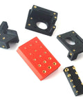 Vertical Heat Pressing Machine,Heat Set Insert Tool parts with Brass Inserts for 3D Printing, includes Thread Knurled Nut M2/M3/M4/M5/M6/M8
