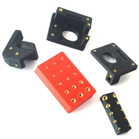 Vertical Heat Pressing Machine,Heat Set Insert Tool parts with Brass Inserts for 3D Printing, includes Thread Knurled Nut M2/M3/M4/M5/M6/M8