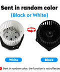 Heater Blower Motor Fan Assembly For Chevy C K 1500 2500 3500 Suburban Tahoe Blazer GMC Yukon XL Cadillac Escalade 1997 1998 1999 2000 Replacement 700100 in black and white color options, showing side view with vented fan design.