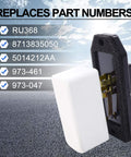 Heater Blower Motor Resistor For Jeep Grand Cherokee 2000 2004 And Dodge Viper 2003 2010 HVAC Replacement Part HiSport 5014212AA 973047 RU368 CR160 3A1103 Compatible With OEM Climate Control And Easy Install with part numbers displayed