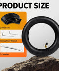 Heavy Duty 10x2.50 Inner Tube (2-Pack) for Electric Scooters with tools shown; includes wrenches and crowbar for installation.