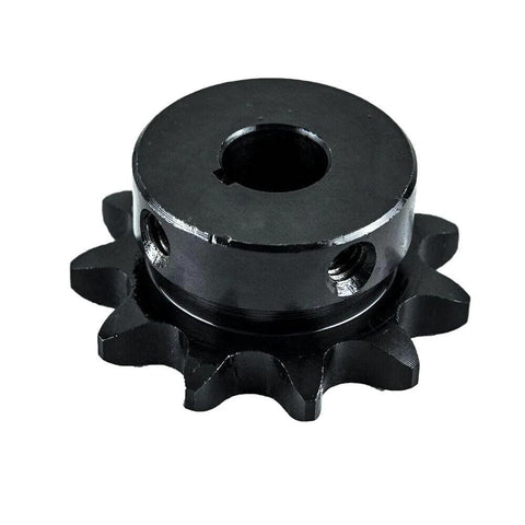 Heavy Duty Roller Chain Sprocket 11 Tooth B Type Half Inch Bore Hardened 1045 Carbon Steel Sprocket ANSI Martin Standard