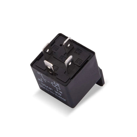 Heavy Duty 12V Car Relay 4 Pin SPST 40 Amp High Current Automotive Relay Pack Of 2 with 12V Coil visible from the front