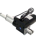 Heavy Duty 1000lb 12V Rod Actuator With 18 Inch Travel Internal Limit Switches IP43 Rated Aluminum Shaft And Inner Tube High Performance 12V DC Motor Push 1000lb Pull 800lb 24V Optional