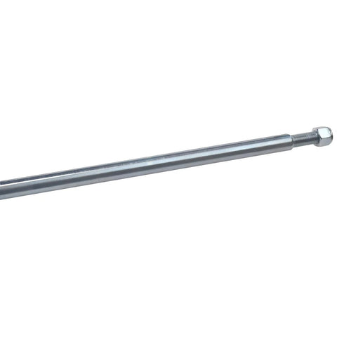 Beefed Up Heavy Duty 1 Inch Diameter 40 Inch Steel Axle Rod With 1 To 3/4 Inch Step Down 3/4-16 Fine Thread And 1/4 Inch Keyway