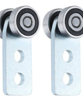 Two Wheel Strut Channel Trolley Rollers For Use With 1 And 5 Eighths Inch Wide And Taller Strut Channel Heavy Duty Rubber Sealed Bearing