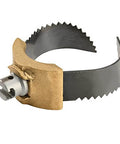 Heavy Duty 3 Inch C Cutter Cable Cleaning Tool For Drain Lines Grabs Debris And Twists It Onto Cable Head For Fast Wall To Wall Cleaning Clears Grease Debris And Tough Blockages In Residential And Commercial Pipes