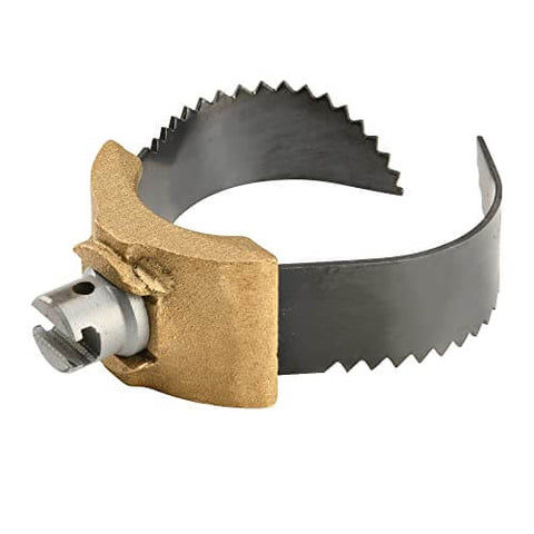 Heavy Duty 3 Inch C Cutter Cable Cleaning Tool For Drain Lines Grabs Debris And Twists It Onto Cable Head For Fast Wall To Wall Cleaning Clears Grease Debris And Tough Blockages In Residential And Commercial Pipes