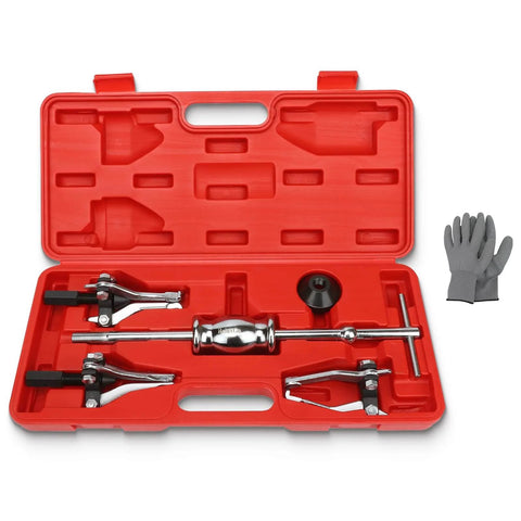 Beefy 3 Jaw Gear Bearing Slide Hammer Puller Set For Internal And External Removal Universal Gear Puller Tool in case