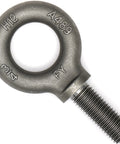 Heavy Duty Lifting Eyebolt Three Quarter Inch By Ten Thread Two Inch Shank Forged Carbon Steel 1035 Industrial Grade, side view.