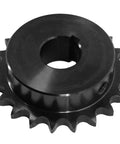 Heavy Duty Workhorse 40 Tooth Roller Chain Sprocket with 1 Inch Bore B Hub Carbon Steel Drive Sprocket for ANSI 40 Chains Power Transmission