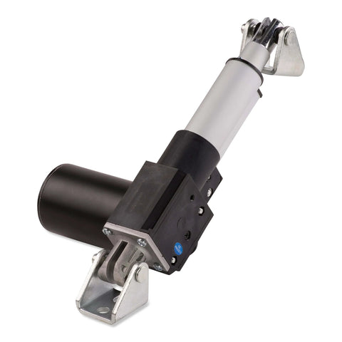 Heavy Duty 400 Pound 12V Rod Actuator With 6 Inch Stroke Smooth And Quiet Operation Built In Limit Switches IP43 Rated
