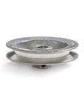 Heavy Duty 4 Inch V Groove Drive Pulley For 4L Belts With Five Eighths Inch Bore And 4 Inch OD 34 Degree Groove Angle Built To Last From Die Cast Z3A Zinc Alloy For Ultimate Durability Terre Products