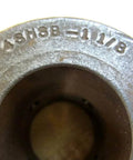 Close-up of Heavy Duty 4SHSB Hub Assembly With Keyway For One And One Eighth Inch Shafts Rexnord Brand, top view.