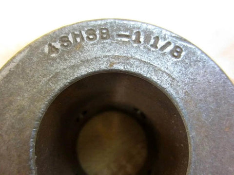 Close-up of Heavy Duty 4SHSB Hub Assembly With Keyway For One And One Eighth Inch Shafts Rexnord Brand, top view.